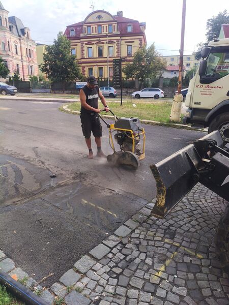 Rekonstrukce vodovodu ul. Palackého a&nbsp;Nádražní, Aš